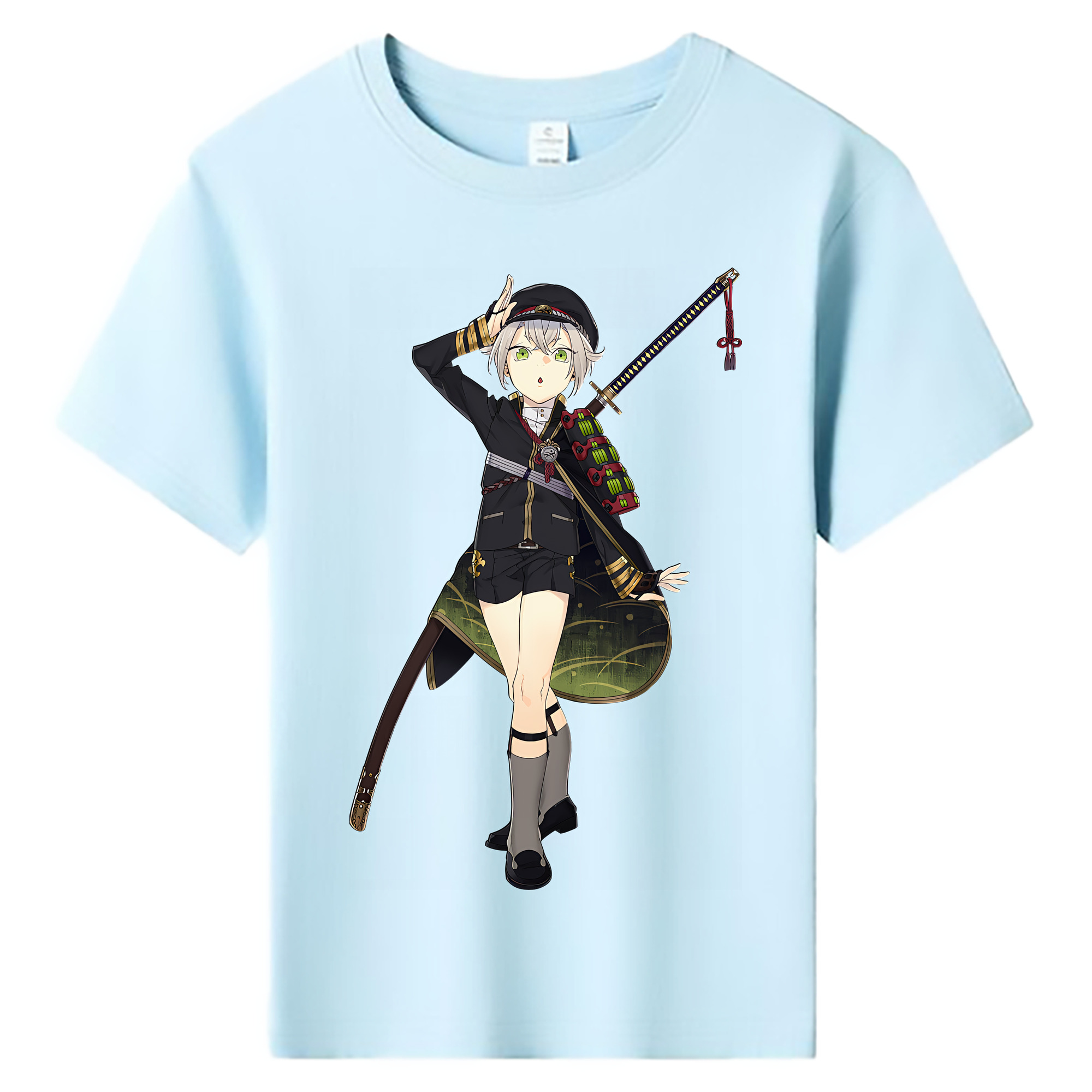 （画像用） 刀剣乱舞 Touken Ranbu 綿100％キッズTシャツ（フロントプリント）